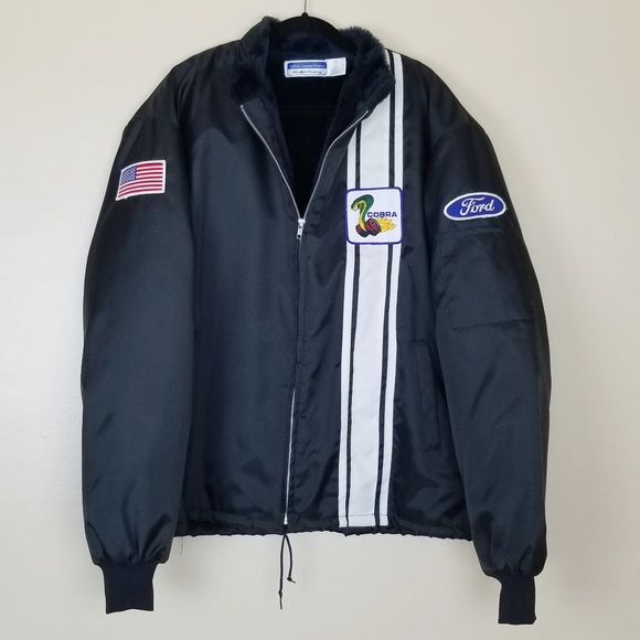 Vtg Mustang Cobra Racing Jacket 